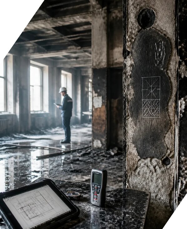 Обследование зданий после пожара в Муре от 15315 р. | ЭкспертизаРоссия
